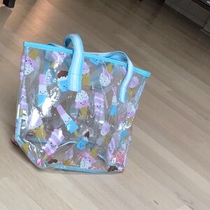 Precious beach / pool bag - ice cream, real sprinkles and totally adorable bag